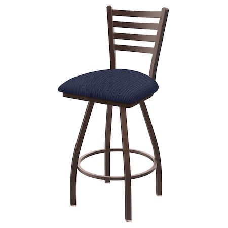 Holland Bar Stool Co 36" Swivel X-Tall Bar Stool, Brnz Finish, Graph Anchor Seat X410